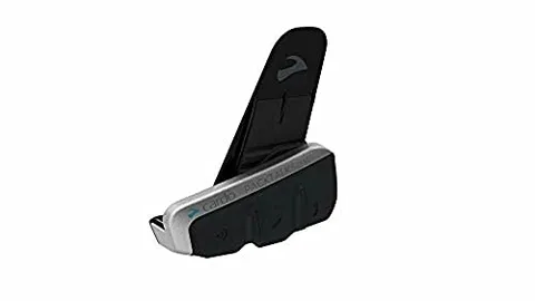 Cardo PTS00101 PACKTALK Slim Motocicletta Sistema Di Comunicazione Bluetooth Auricolare - Nero, Confezione Singola