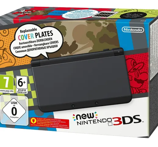New  3DS nero [con cover decorative]