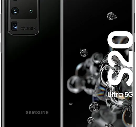  Galaxy S20 Ultra 5G Dual SIM 128GB nero