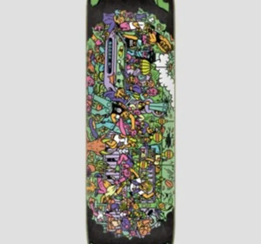 Creature Baekkel Bar Crawl Lg 8.6" Skateboard Deck nero