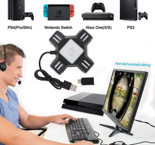 Convertitore di giochi SWITCH, XBOX ONE, PS4, tastiera host PS3 e scatola di conversione d...