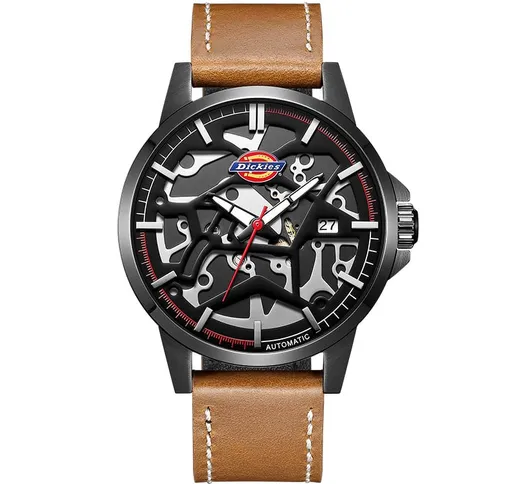 Orologio da uomo DICKIES 190M60LYXCL-78L5-14 moda americana per l'impermeabilità automatic...