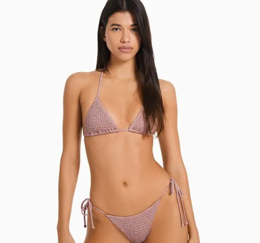 Bershka Top Bikini Nido D’ape Donna M Rosa