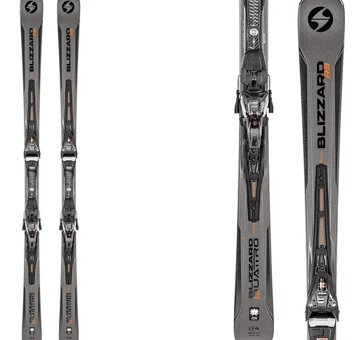 Sci Blizzard Quattro Rs +Attacchi X Cell 12 Demo (Colore: grigio-nero, Taglia: 153)