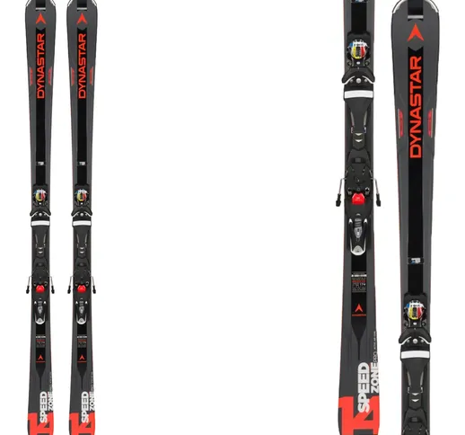 Sci Dynastar Speed Zone 14 Pro ( R22 ) + attacchi Spx 12 Rockerflex (Colore: grigio-nero,...