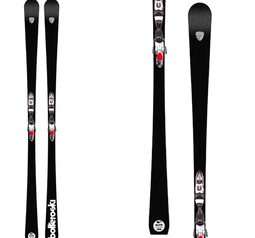 Sci Bottero Ski Elite + Speed com +Vsp412 (Colore: nero-bianco, Taglia: 180)