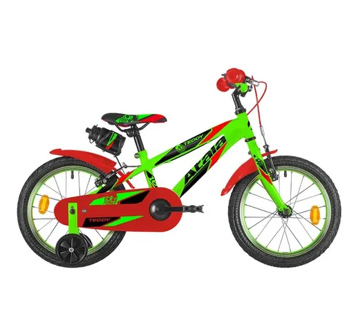 Bici Atala 21 Teddy Boy (Colore: neon green red matt, Taglia: UNI)