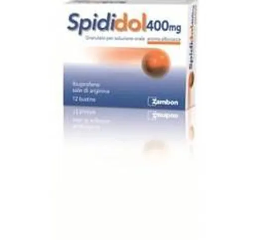 Spididol 400 mg - 12 Bustine Aroma Albicocca