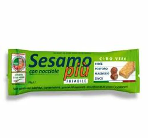  Sesamo Più Barretta Friabile con Nocciole