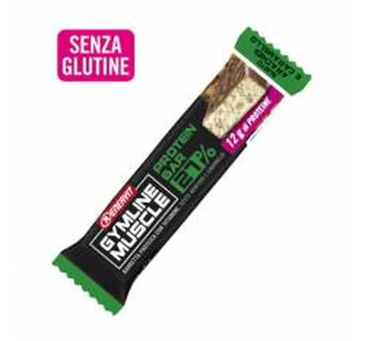  Gymline Muscle Protein Bar 27% Barretta Proteica per Sportivi Gusto Arachidi e Caramello...