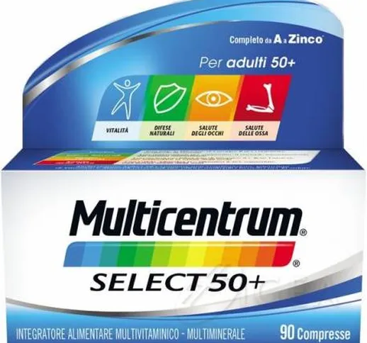  Select 50+ Integratore Vitamine e Minerali per Adulti 90 compresse