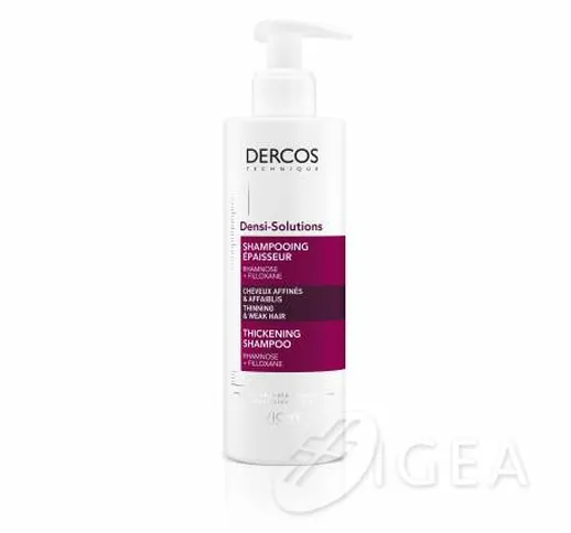  Dercos Sensi Solution Shampoo Rigenera Spessore 250 ml