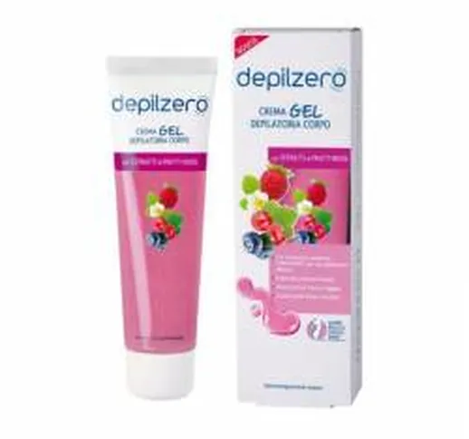  Crema Gel Corpo Depilatoria con Estratti di Frutti Rossi 150 ML