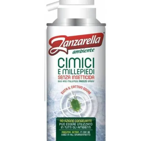Zanzarella Spray Congelante Cimici e Millepiedi 150 ml