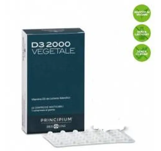  D3 2000 Vegetale Integratore Vitamina D3 60 compresse