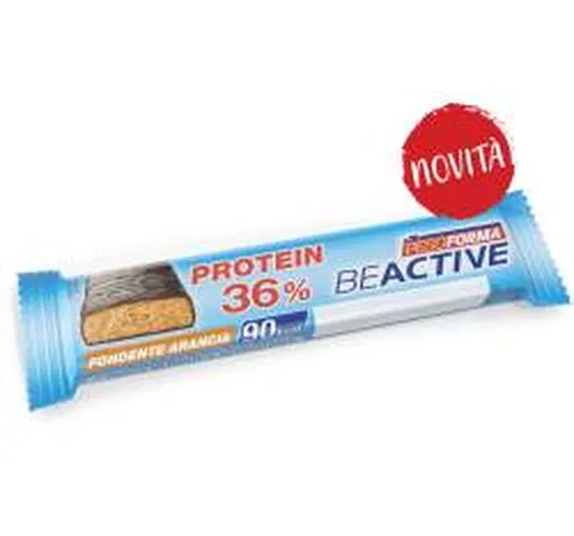  Be Active Protein Bar 36% Barretta gusto fondente e arancio 27 g