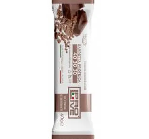  40 30 30 Barretta proteica gusto cioccolato al latte 40 g