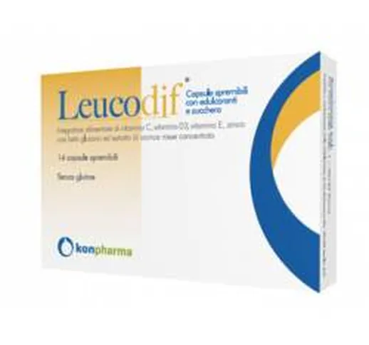 Leucodif Integratore Utile per le Difese Immunitarie 14 capsule spremibili