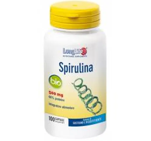  Spirulina Bio 500 mg 100 Capsule Vegetali