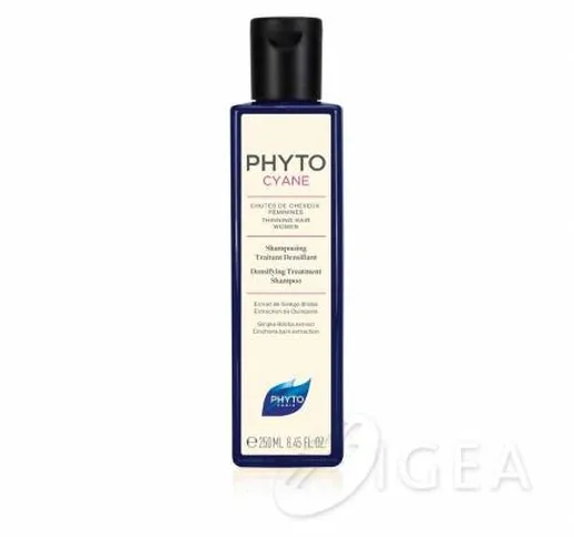  cyane Shampoo Ridensificante Anti-Caduta Temporanea Dei Capelli - Donna 250 ml