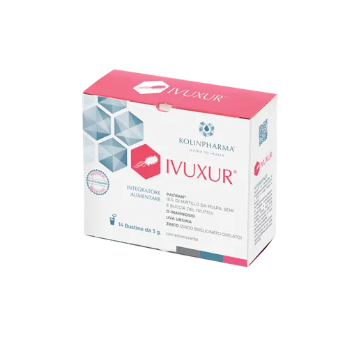 Kolinpharma Ivuxur Bustine Integratore Benessere Vie Urinarie 14 bustine