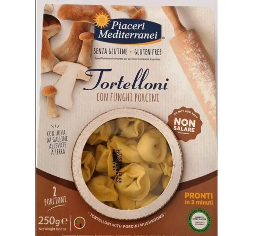 Piaceri Mediterranei Tortelloni Ai Funghi Porcini Senza Glutine 250 g