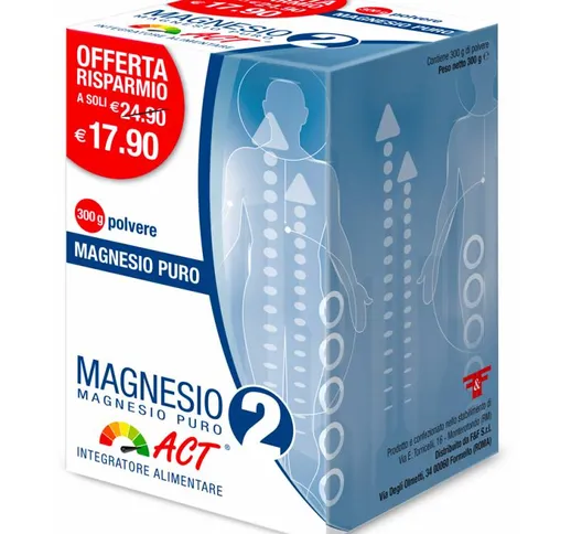 Magnesio 2 Act Mg Puro 300 G