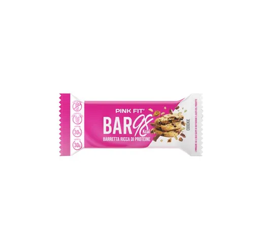 ProAction Pink Fit Bar 98 Kcal Barretta Proteica Gusto Cookie 30 g