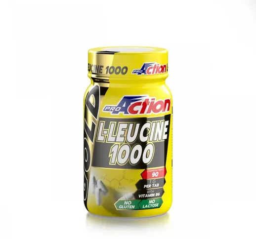 ProAction Gold Leucine Integratore Alimentare a base di Leucina 90 compresse