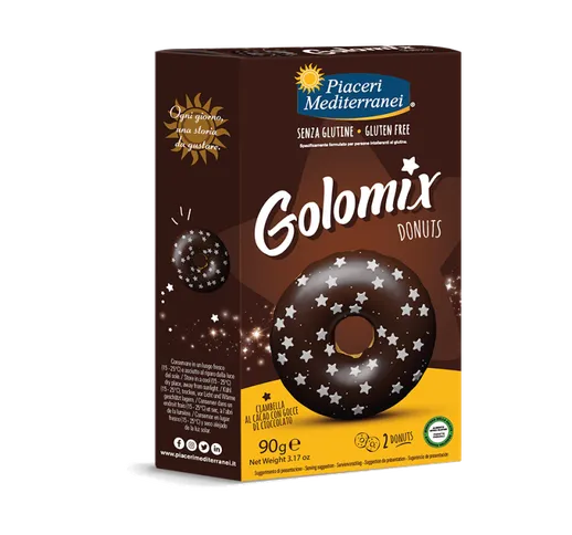  Golomix Donuts Senza Glutine 90 g