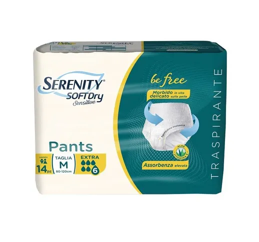  Pants SD Sensitive Extra M 14 Pezzi