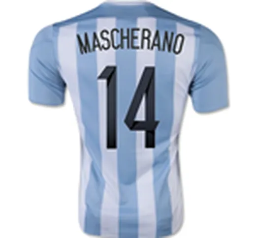 Maglia Argentina 2015-16 Home (Mascherano 14) da bambino