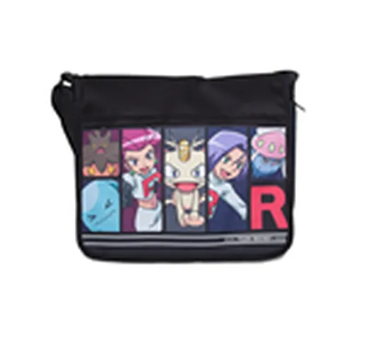 Pokemon - Team Rocket Multicolor (Borsa A Tracolla)