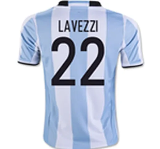 Maglia Argentina 2016-2017 Home (Lavezzi 22) da bambino