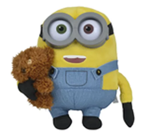 Minions - Peluche Bob Con Orsetto 22 Cm