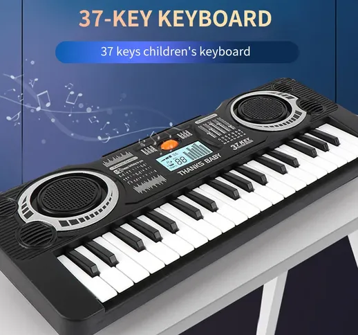 37Keys Electric Piano Children Gift Electric Key Board Piano Portable Digital Music Electr...