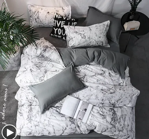 New Arrival 3pcs Bedding Set Marble Geometric Duvet Cover Sets With Pillowcase Quilt Cover...
