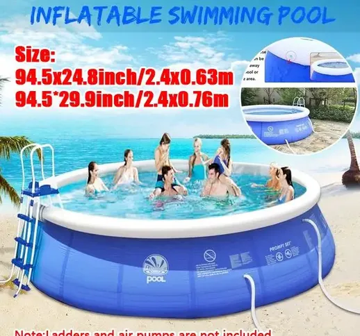 NEW Summer Water Sports Baby Kids Inflatable Swimming Pool PVC Portable Swim Family Play P...