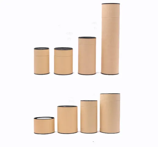 Xin Jia Yi Packaging Brown Box 2018 New Fashion Kraft Paper Gift Tube Birthday Party Tea C...