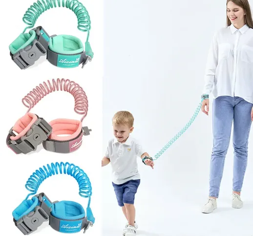 360 Toddler Baby Safety Harness Leash Kid Anti Lost Wrist Traction Rope Band