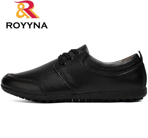 ROYYNA 2020 New Designers Popular Flat Heel Shoes Man Casual High Quality Sneakers Men Wal...