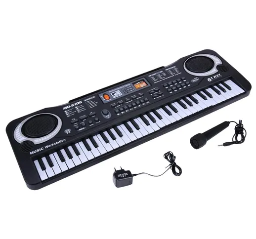 MQ 61 Keys Digital Music Electronic Keyboard Key Board Electric Piano Children Gift Eu Plu...