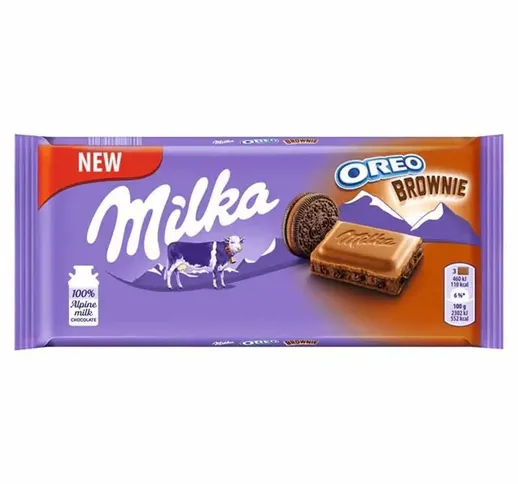 Milka Oreo Brownie milk chocolate 180 gr