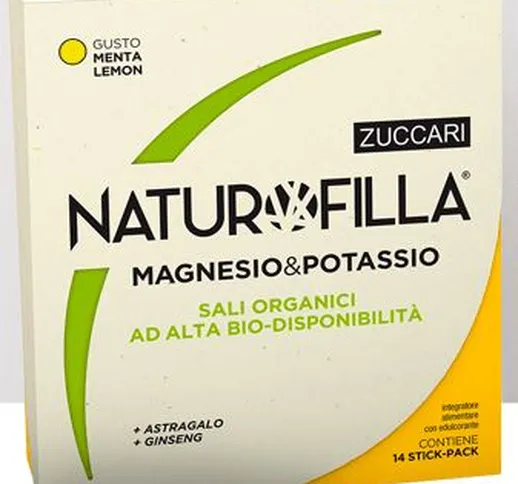 Naturofilla Magnesio & Potassio Gusto Menta-lemon 14 Stick Pack