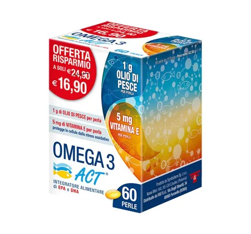 Omega 3 Act 1 G + Vitamina E 60 Perle