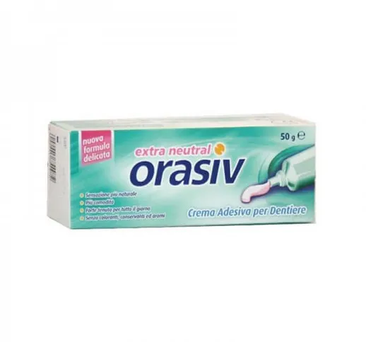 Orasiv Extra Neutral Adesiva Per Protesi Dentaria 50 Grammi