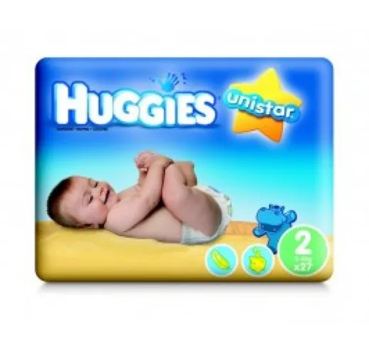 Huggies Pannolini Unistar Taglia 2 (3-6kg) 22 Pannolini