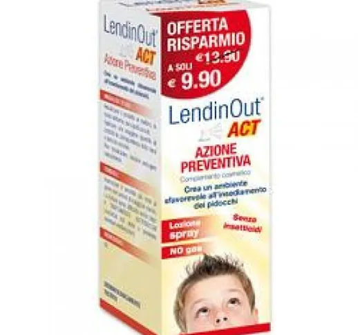 LendinOut Act Azione Preventiva Pidocchi Spray 100ml