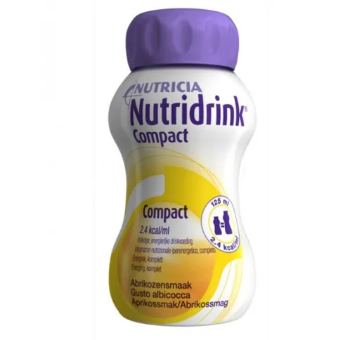 Nutricia Nutridrink Compact Integratore Alimentare Gusto Albicocca 4x125ml