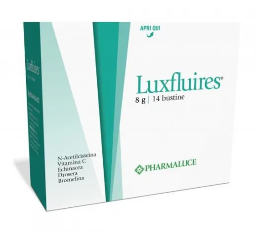 Pharmaluce Luxfluires Bustine Integratore Alimentare 14 Bustine